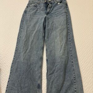 Divided Blue Wide Leg Flare Jeans